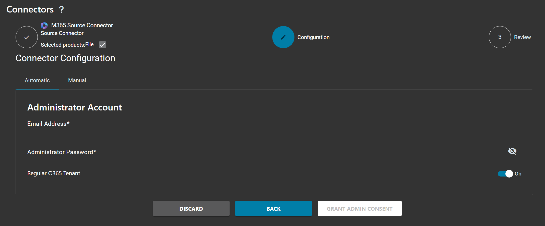 Microsoft 365 Connector Configuration